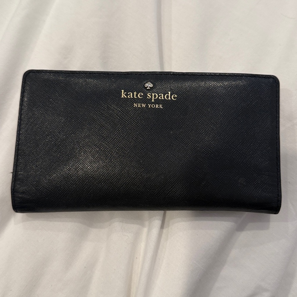 Kate Spade Black Leather Wallet
